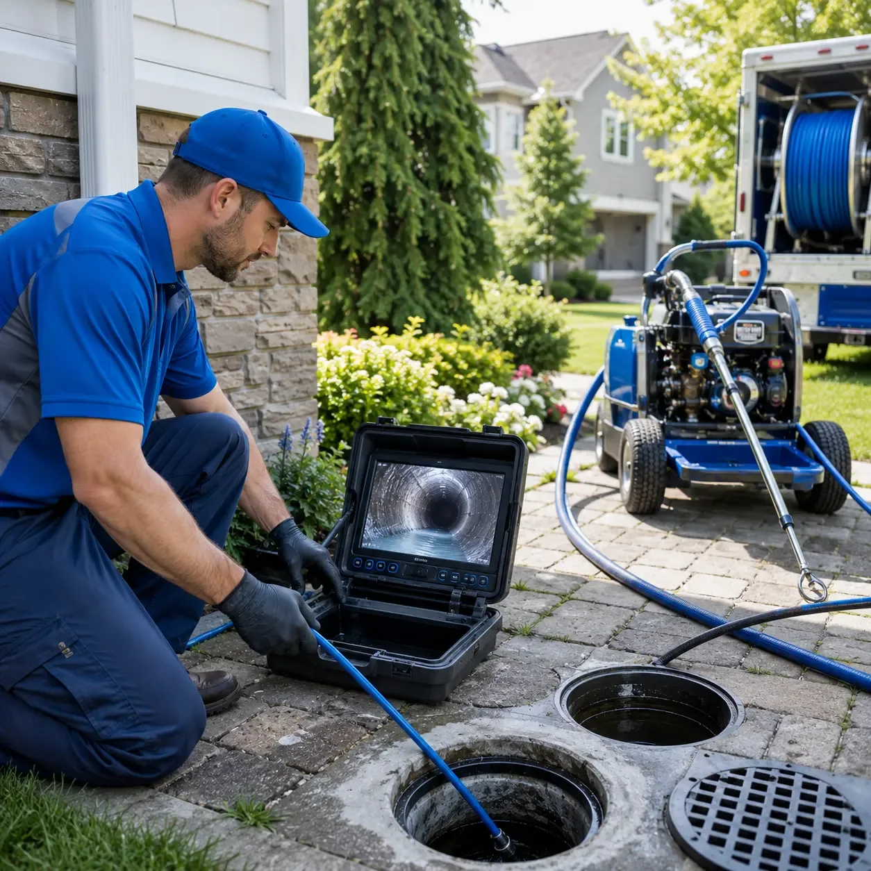 Outdoor drain cleaning professionals serving Davenport, ND